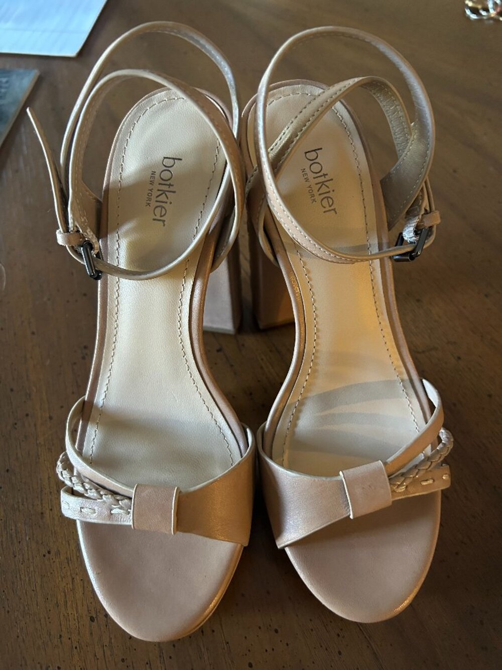 Botkier Platform Ankle Strap Heel size 5.5